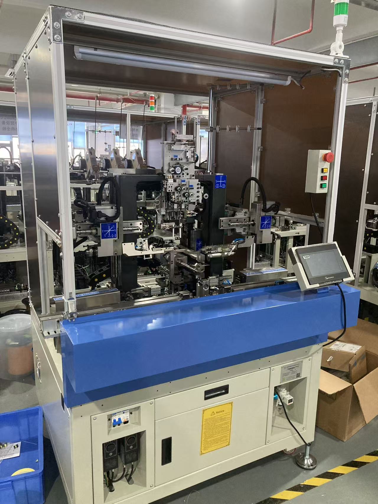 Enameled wire winding machine